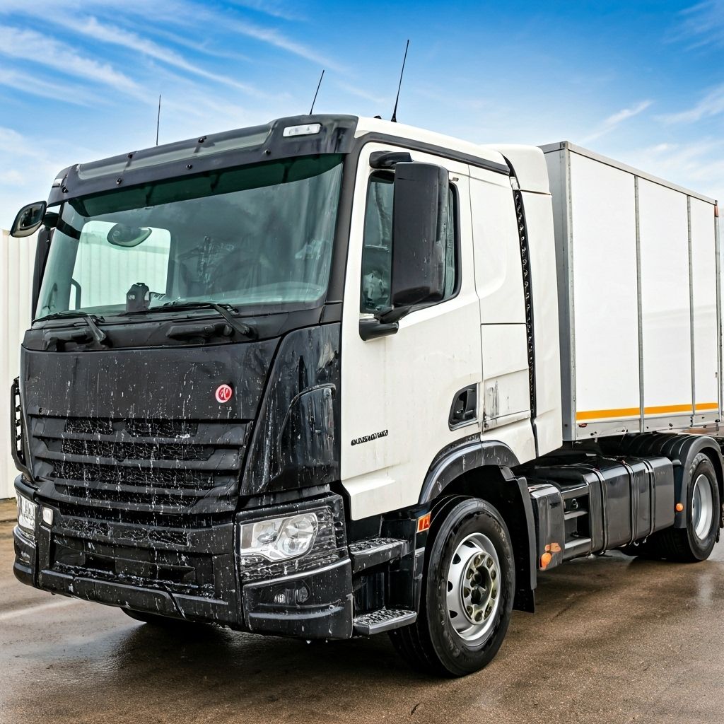 Truck cab cleaning